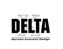 DELTA X GERMAN ACOUSTIC DESIGN