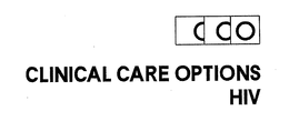 CCO CLINICAL CARE OPTIONS HIV