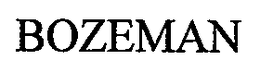 BOZEMAN