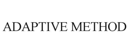 ADAPTIVE METHOD