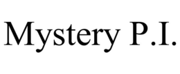 MYSTERY P.I.