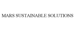 MARS SUSTAINABLE SOLUTIONS