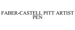 FABER-CASTELL PITT ARTIST PEN