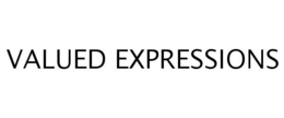 VALUED EXPRESSIONS