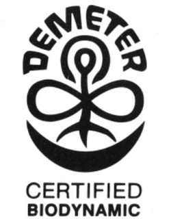 DEMETER CERTIFIED BIODYNAMIC