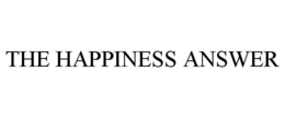 THE HAPPINESS ANSWER