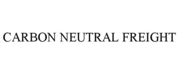 CARBON NEUTRAL FREIGHT