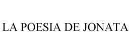 LA POESIA DE JONATA