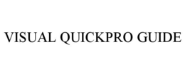 VISUAL QUICKPRO GUIDE