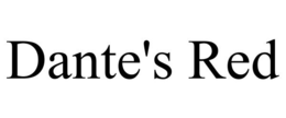 DANTE'S RED