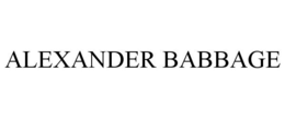 ALEXANDER BABBAGE