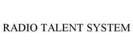RADIO TALENT SYSTEM