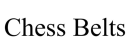 CHESS BELTS