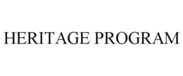 HERITAGE PROGRAM