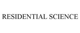 RESIDENTIAL SCIENCE