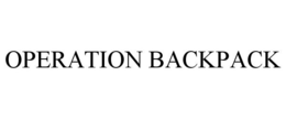 OPERATION BACKPACK