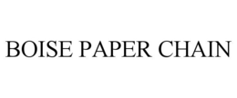 BOISE PAPER CHAIN