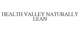 HEALTH VALLEY NATURALLY LEAN