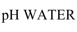 PH WATER