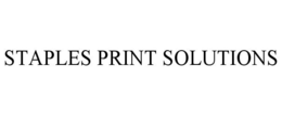 STAPLES PRINT SOLUTIONS