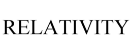 RELATIVITY