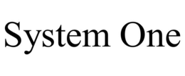 SYSTEM ONE