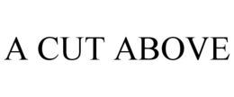 A CUT ABOVE