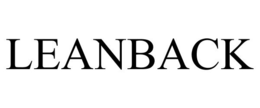 LEANBACK