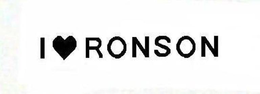 I RONSON