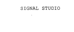 SIGNAL STUDIO