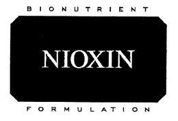 NIOXIN BIONUTRIENT FORMULATION