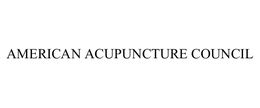AMERICAN ACUPUNCTURE COUNCIL
