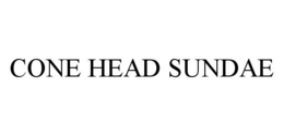 CONE HEAD SUNDAE