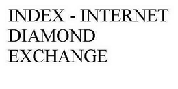 INDEX -INTERNET DIAMOND EXCHANGE
