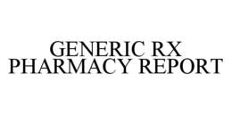 GENERIC RX PHARMACY REPORT
