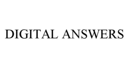 DIGITAL ANSWERS