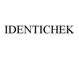 IDENTICHEK