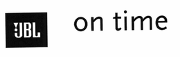 JBL ON TIME trademark