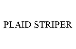 PLAID STRIPER