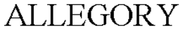 ALLEGORY