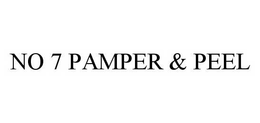 NO 7 PAMPER & PEEL