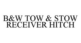 B&W TOW & STOW RECEIVER HITCH
