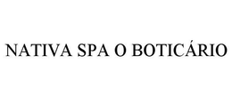 NATIVA SPA O BOTICÁRIO