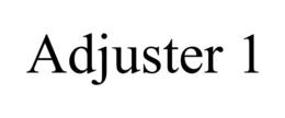 ADJUSTER 1
