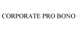 CORPORATE PRO BONO
