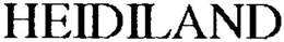 HEIDILAND