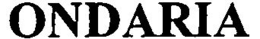 ONDARIA