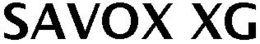 SAVOX XG