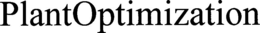 PLANTOPTIMIZATION