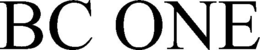 BC ONE